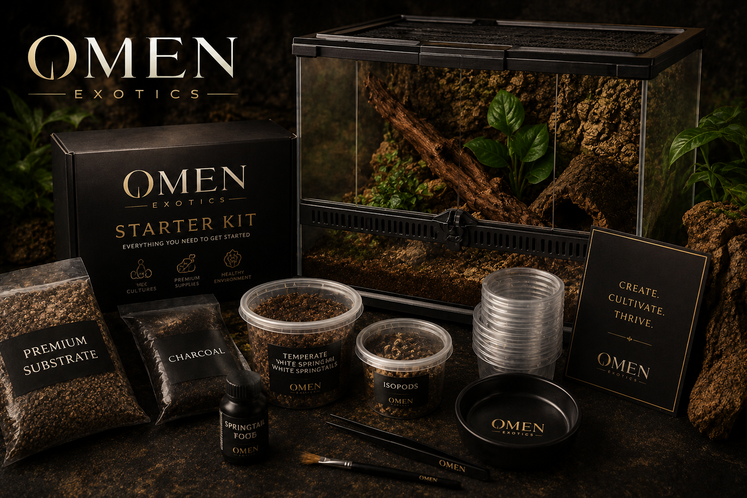 Omen Exotics starter products